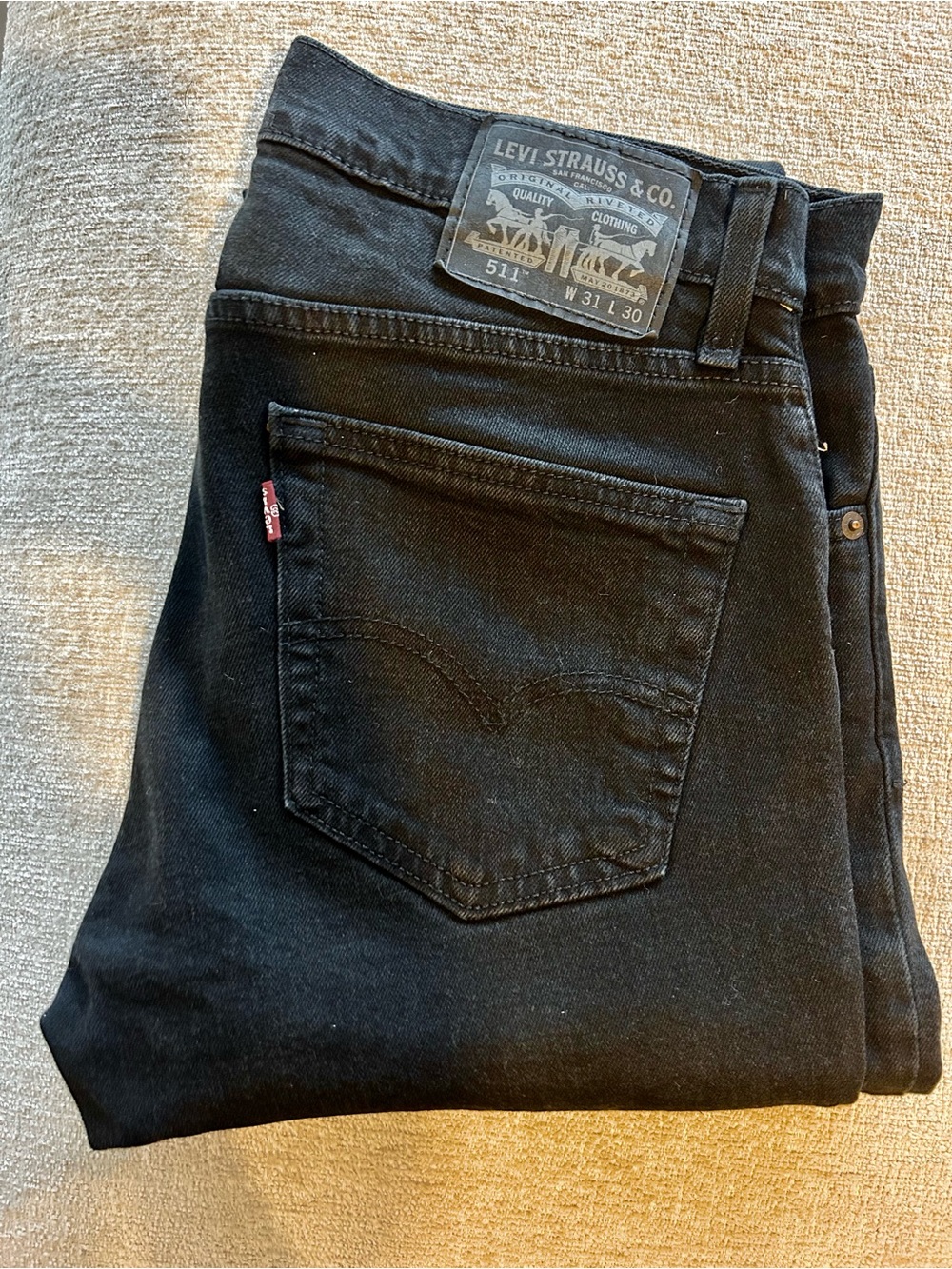Levi's 511 Slim Fit Jeans in Black